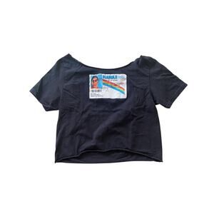 Off the shoulder mclovin tee